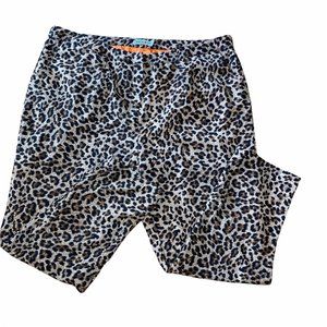 UNIQUE 21 leopard print lined pants Size 18 EUC